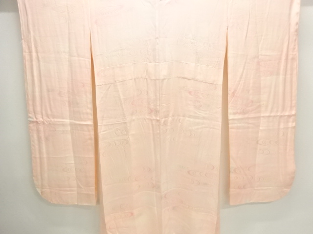 Long underwear for single-layered furisode (kimono) with running water pattern